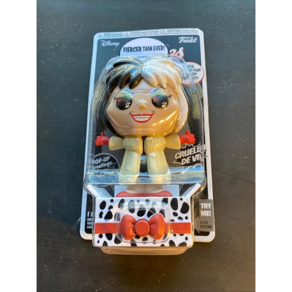 Disney Villains Funko Popsies Cruella De Vil Pop-Up Greeting Figure - Picture 2 of 3